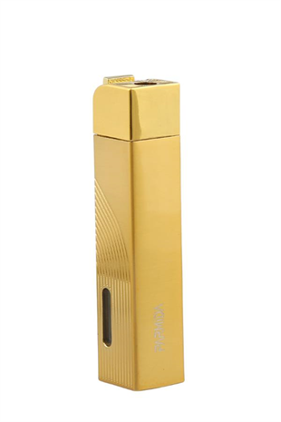 Parmida Tek Torch Pürmüz Gold İşlemeli Metal Puro Çakmağı