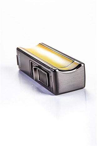 Parmida Tek Torch Pürmüz Sarı-Gunmetal Puro Çakmağı