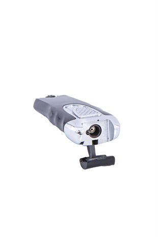 Parmida Tek Torch Pürmüz Siyah-Gümüş Puro Çakmağı