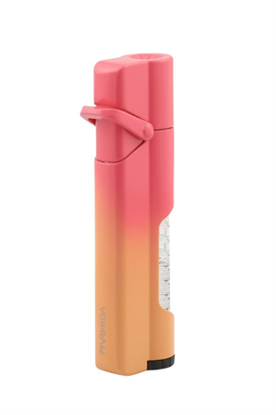 Parmida Tek Torch Pürmüz Pembe-Sarı Puro Çakmağı