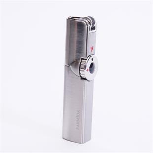 Parmida Tek Torch Pürmüz Gümüş Metal Puro Çakmağı