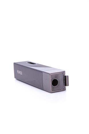 Parmida Tek Torch Pürmüz Gunmetal İşlemeli Metal Puro Çakmağı