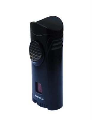 Parmida Tek Torch Pürmüz Siyah Puro Çakmağı