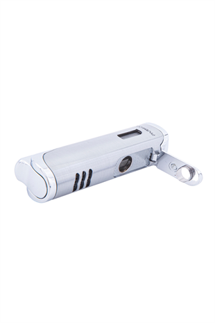 Parmida Tek Torch Pürmüz Gümüş Puro Çakmağı