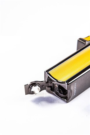 Parmida Tek Torch Pürmüz Sarı-Gunmetal Puro Çakmağı
