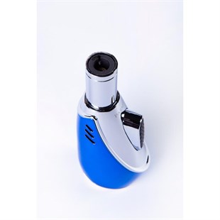 Parmida Tek Torch Pürmüz Mavi Masa Tipi Puro Çakmağı
