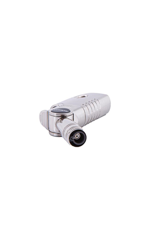 Parmida Tek Torch Pürmüz Gümüş Oynar Başlıklı Masa Tipi Puro Çakmağı