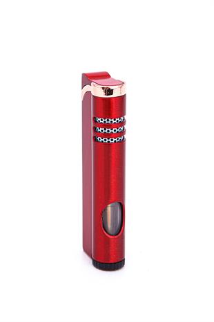 Parmida Tek Torch Pürmüz Kırmızı Metal Puro Çakmağı