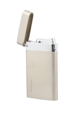 Parmida Tek Torch Pürmüz Gümüş Metal Puro Çakmağı