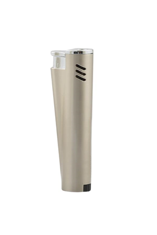 Parmida Tek Torch Pürmüz Gümüş Metal Puro Çakmağı