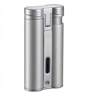 Porsche Design Tek Torch Pürmüz Gümüş Puro Çakmağı