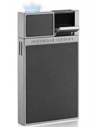 Porsche Design Düz Alev Mat Gri Puro Çakmağı