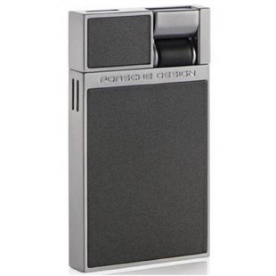 Porsche Design Düz Alev Mat Gri Puro Çakmağı