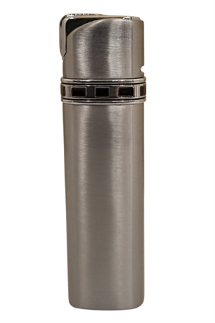 PremiumQuality Tek Torch Pürmüz Gümüş Puro Çakmağı