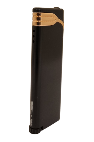 PremiumQuality Siyah - Bronz Tek Torch Pürmüz Metal Puro Çakmağı