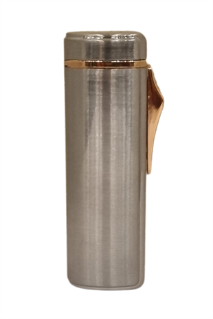 PremiumQuality Gümüş Üç Torch Pürmüz Metal Puro Çakmağı