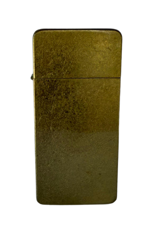 PremiumQuality Fırçalı Bronz Metal Benzinli Çakmak