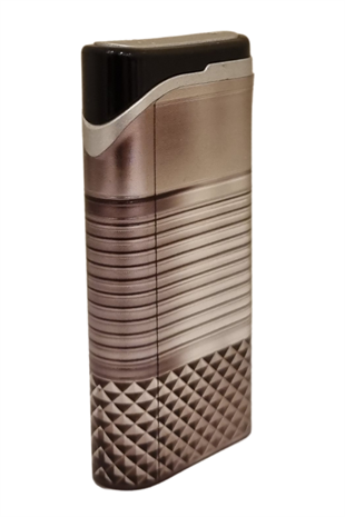 PremiumQuality Gümüş Tek Torch Pürmüz Plastik Puro Çakmağı