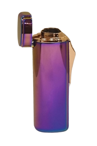 PremiumQuality Çok Renkli Üç Torch Pürmüz Metal Puro Çakmağı