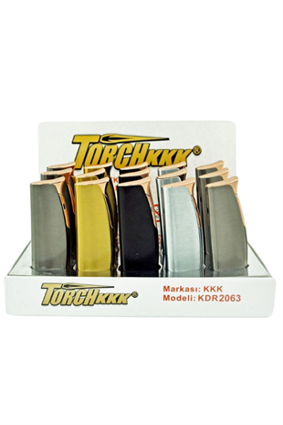 PremiumQuality Gunmetal - Bronz Tek Torch Pürmüz Metal Puro Çakmağı