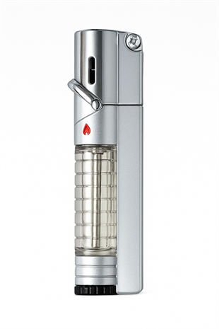 PremiumQuality Tek Torch Pürmüz Gümüş Puro Çakmağı