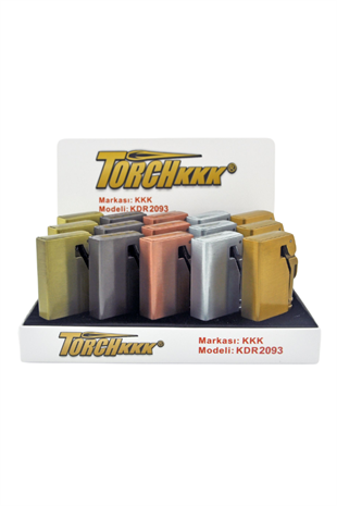 PremiumQuality Gold Tek Torch Pürmüz Metal Puro Çakmağı