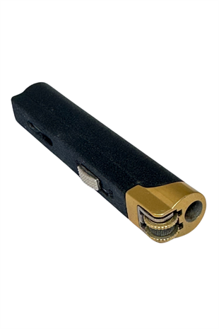 PremiumQuality Tek Torch Pürmüz Siyah Gold Puro Çakmağı