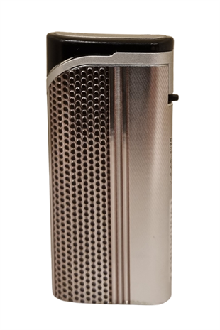 PremiumQuality Gümüş Tek Torch Pürmüz Plastik Puro Çakmağı