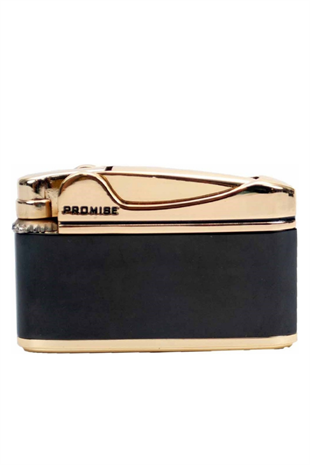 Promise Soft Flame Siyah Gold Metal Çakmak