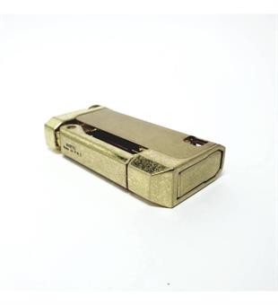 Promise Fırçalı Gold Tek Alevli Benzinli Çakmak