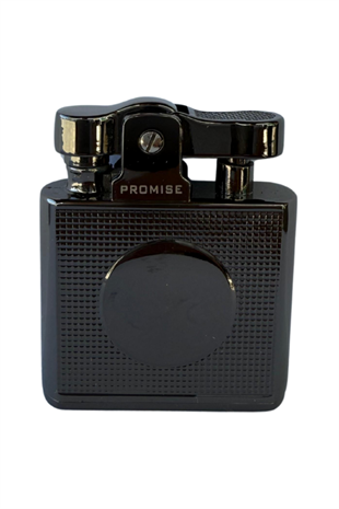 Promise Gunmetal Tek Alevli Benzinli Çakmak