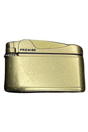 Promise Soft Flame Fırçalı Gold Metal Çakmak