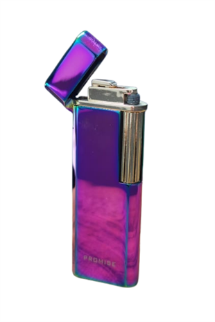 Promise Twiggy Pembe Gold Metal Soft Flame Çakmak