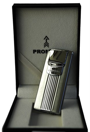 Promise Tek Torch Pürmüz Gümüş Puro Çakmağı