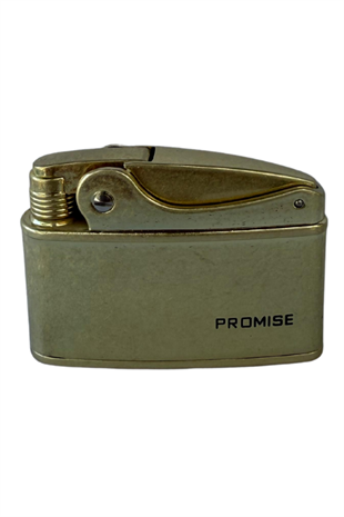 Promise Fırçalı Gold Tek Alevli Benzinli Çakmak