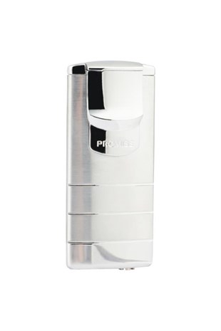 Promise Tek Torch Pürmüz Gümüş Puro Çakmağı