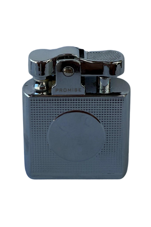 Promise Gümüş Tek Alevli Benzinli Çakmak
