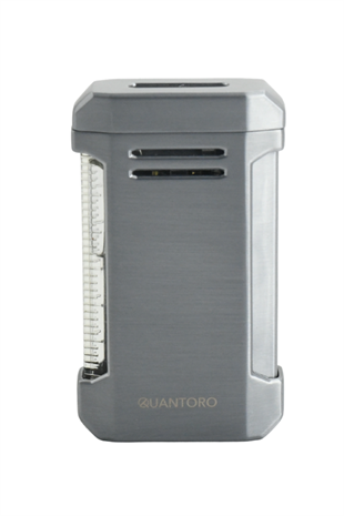 Quantoro Perde Alev Delicili Gümüş Metal Puro Çakmağı