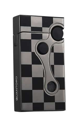 Quantoro Soft Flame Gunmetal Desenli Metal Puro Çakmağı