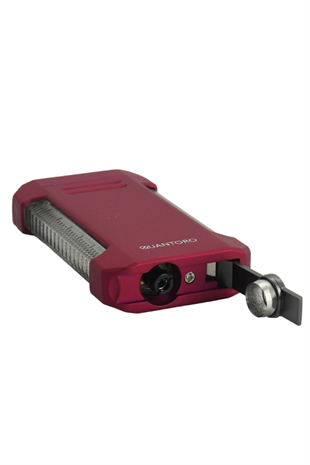 Quantoro Perde Alev Delicili Kırmızı Metal Puro Çakmağı