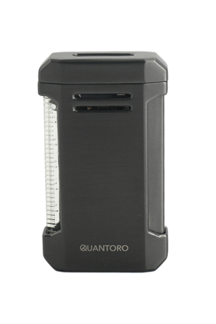 Quantoro Perde Alev Delicili Gunmetal Metal Puro Çakmağı