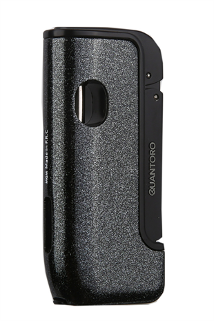 Quantoro Tek Torch Pürmüz Delicili Siyah Yaldızlı Metal Puro Çakmağı