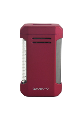 Quantoro Perde Alev Delicili Kırmızı Metal Puro Çakmağı