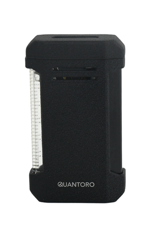 Quantoro Perde Alev Delicili Siyah Metal Puro Çakmağı