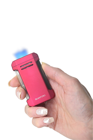 Quantoro Perde Alev Delicili Kırmızı Metal Puro Çakmağı