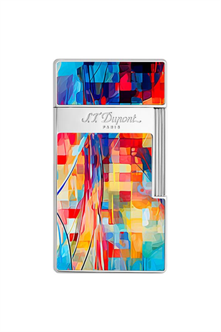 S.T. Dupont Biggy Lacquered Graffty Çok Renkli Puro Çakmağı 25024