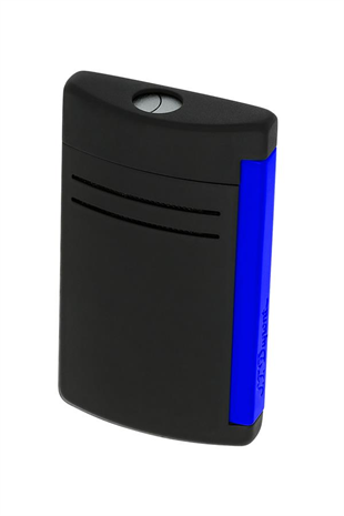 S.T. Dupont Maxijet Lacquered Neon Mavi-Siyah Puro Çakmağı 20171