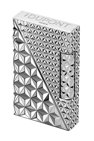 S.T. Dupont Ligne 2 Çift Soft Alev Fire X Gümüş Puro Çakmağı C16645