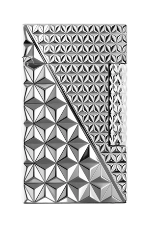 S.T. Dupont Ligne 2 Çift Soft Alev Fire X Gümüş Puro Çakmağı C16645