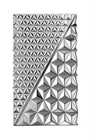 S.T. Dupont Ligne 2 Çift Soft Alev Fire X Gümüş Puro Çakmağı C16645